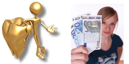 Sofort Bargeld für Zahngold Bei uns erhalten sie sofort Bargeld für Ihr Zahngold